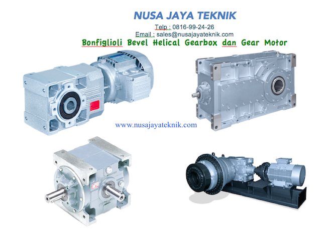 Bevel Helical Gearbox dan Gear Motor