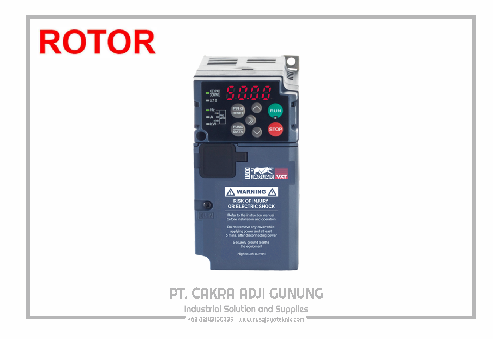 Rotor Inverter - PT. Cakra Adji Gunung