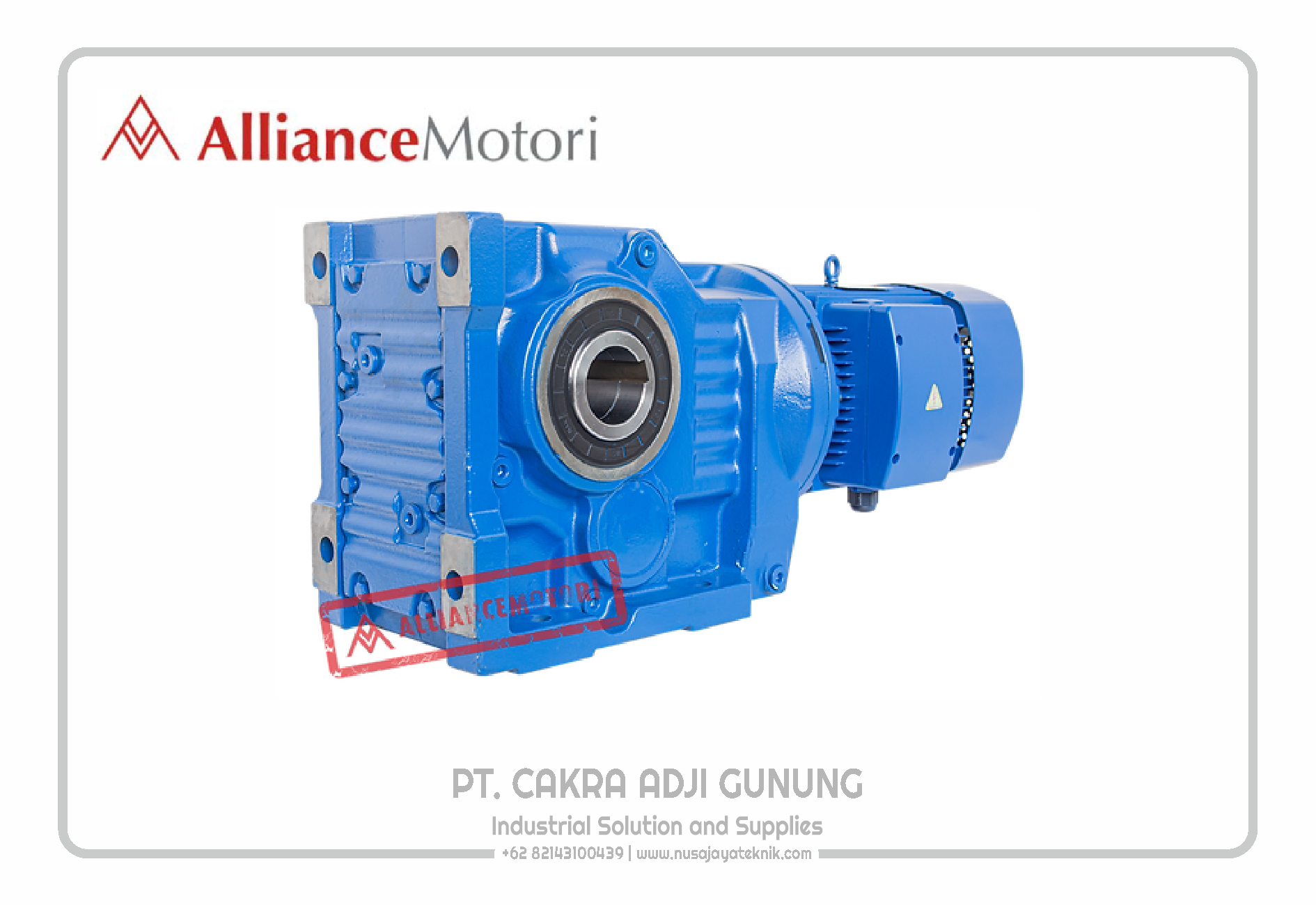 Akab Machine Alliance Helical Bevel AKAB series - PT. Cakra Adji Gunung